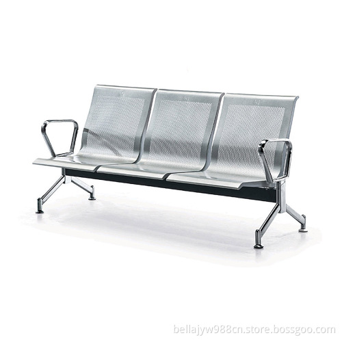 Stainless steel armrest gang chair JYW 0276